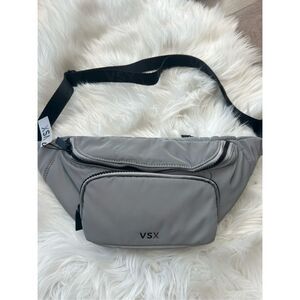 Victoria’s Secret belt bag/fanny pack, grey color reflective adjustable straps N